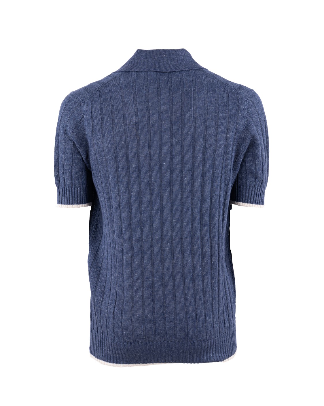 shop BRUNELLO CUCINELLI  Polo: Brunello Cucinelli polo in cotone e lino.
Abbottonatura frontale parziale.
Collo, fondo manica e fondo a costine.
Composizione: 77% Lino, 23% Cotone.
Made in Italy.. M2L707605-CCV81 number 6254288